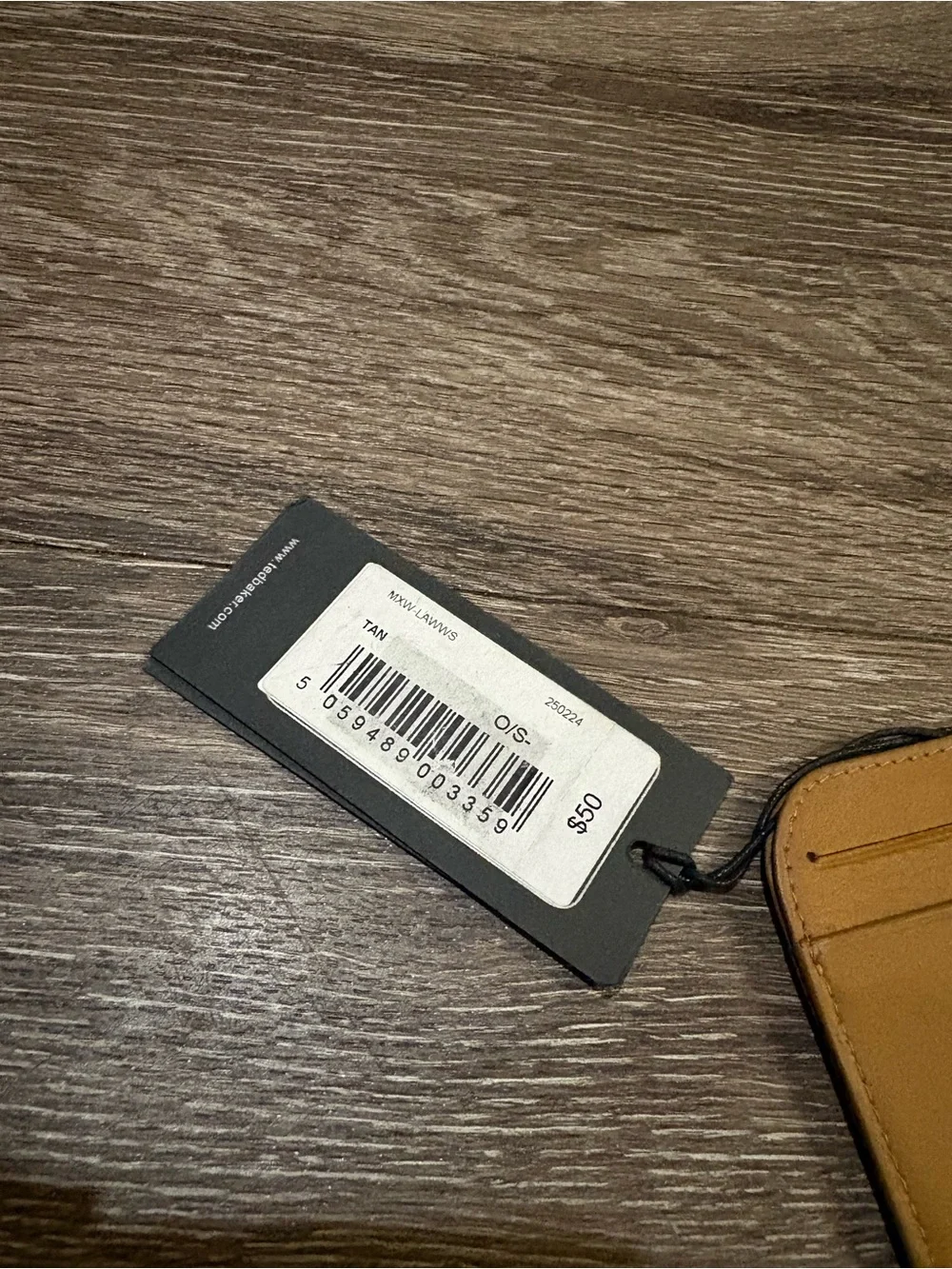 Ted Baker Tan Leather Card Holder